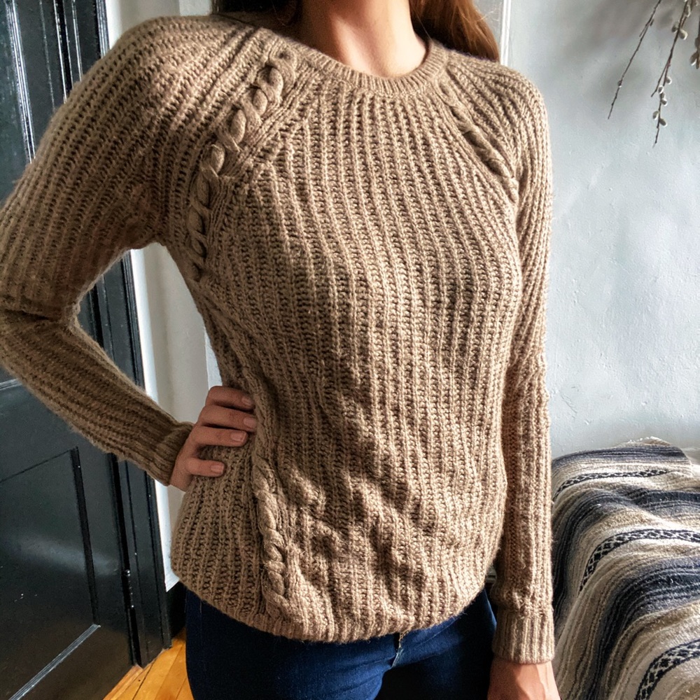 Beige Knit Sweater
